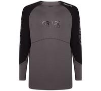 Oakley - Maven Scrub L/S Jersey - Maglietta da ciclismo S grigio