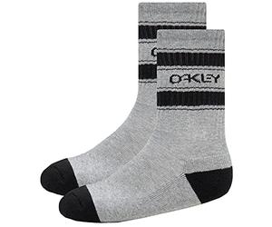 Oakley mens (3 Pcs) B1B ICON SOCKS 3 PCS , New Granite Hthr, Medium US