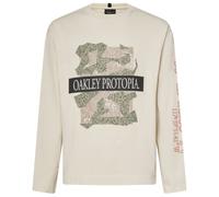 Oakley - MTN Ridge L/S Tee - Maglia a manica lunga M beige
