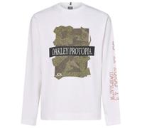 Oakley - MTN Ridge L/S Tee - Maglia a manica lunga XXL bianco