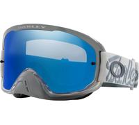 Oakley O-Frame 2.0 Pro MX Troy Lee Series, occhiali male Grigio Blu A Specchio