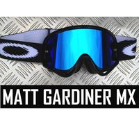 Oakley o-Frame Motocross Goggle Shop Ricambio Cromo Lente - Blu Ghiaccio