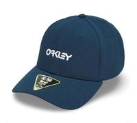 Oakley Oakley - Cappello da uomo elasticizzato metallizzato a 6 pannelli, blu, S