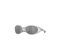 Oakley Uomo Oakley OO9438 EYEJACKET REDUX 943805 Occhiali da sole O_Matter Argento Grigio Squadrata Polarizzata Prizm