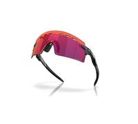 Oakley Occhiali da sole da uomo Oo9235 Encoder Strike ventilati rettangolari, Nero, 39 mm
