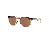 Oakley - Occhiali da sole - Hstn Dark Amber/Light Curry Prizm Tungsten - Marrone