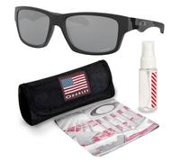 OAKLEY Occhiali da sole Jupiter Squared OO9135 con kit ufficiale, Nero opaco, 56 mm