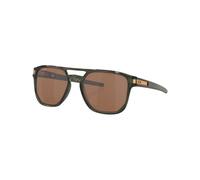 Oakley - Occhiali da sole - Latch Beta Olive Ink Prizm Tungsten in Silicone - Kaki