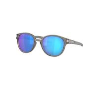 Oakley - Occhiali da sole - Latch Matte Grey Ink / Prizm Sapphire Iridium Polarized - Nero