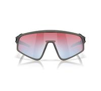 Occhiali Oakley Latch Panel Matte Grey Smoke con lente Prizm Snow Sapphire
