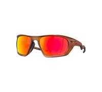 Oakley - Occhiali da sole - Lateralis Matte Dark Amber/Prizm Ruby - rosso
