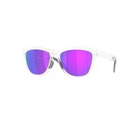 Oakley - Occhiali da sole polarizzati - Frogskins Range XL Matte Clear/Prizm Violet per Uomo - Grigio