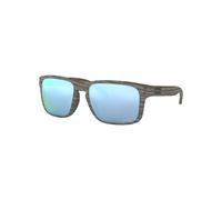 Oakley Uomo OO9102 HOLBROOK 9102J9 Occhiali da sole O_Matter Grigio Blu Squadrata Polarizzata Prizm