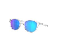 Oakley - Occhiali da sole polarizzati - Latch Matte Clear Prizm Sapphire Polarized - Bianco