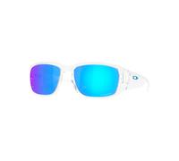 Oakley - Occhiali da sole - Tourniquet Pol Clear Prizm Sapphire - Bianco