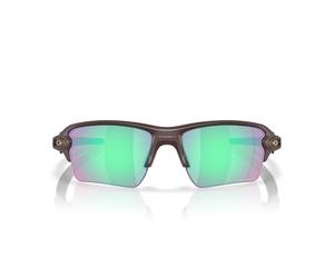 Oakley Occhiali da sole Uomo OO9188 Flak 2.0 XL, Grenache/Prizm Golf opaco, 59 mm