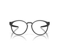 Oakley Occhiali da vista da uomo Ox8184 Exchange R, Lenti Dimostrative Nero Satinato, 55 mm