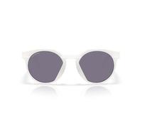 Oakley Oo9242a Hstn Low Bridge Fit - Occhiali da sole rotondi da uomo, Vapore/Grigio Opaco, 52 mm