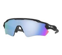 Occhiali da sole oakley radar ev path matte black camo prizm deep water polarized ref oo9208 c038