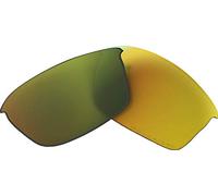 Oakley S - Lenti di ricambio per giacca Flak, polarizzate Fire Iridium, taglia unica