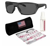 OAKLEY SPLIT SHOT OO9416 - Occhiali da sole rettangolari con kit ufficiale, Nero opaco, 64 mm