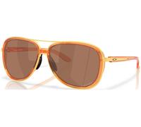 Oakley Donna OO4129 SPLIT TIME 412928 Occhiali da sole Metallo Arancione Marrone Rotonda Normale