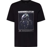 Oakley - T-shirt in Cotone - Futurescape Iced Jelly Tee Blackout per Uomo in Cotone - Taglia L - Nero
