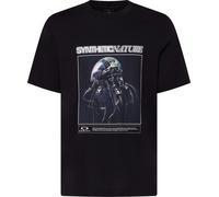 Oakley - T-shirt in Cotone - Futurescape Iced Jelly Tee Blackout per Uomo in Cotone - Taglia M - Nero