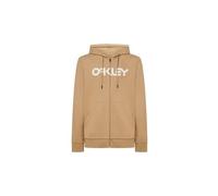 Oakley teddy felpa con cappuccio a zip intera beige