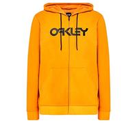 Oakley Teddy Full Zip Hoddie, Blackout/Amber Yellow, Small