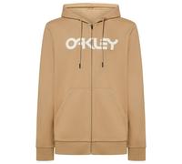 Felpa con cappuccio Oakley Teddy Full Zip beige chiaro bianco - M