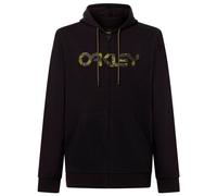 Felpa con cappuccio Oakley Teddy Full Zip nero assoluto verde - XL
