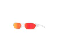 Oakley Unisex Oakley OO9530 TERRAFORMA 953003 Occhiali da sole O_Matter Trasparente Rosso Squadrata Normale