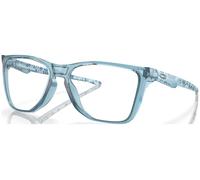 Oakley Uomo OX8058 THE CUT 805806 Montature da vista O_Matter Blu Trasparente Squadrata Normale