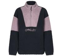 Oakley TNP Ember Half Zip RC - felpa in pile - donna XS Black/Dark Pink woman