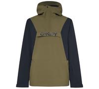 Oakley Tnp Tbt Insulated Anorak - giacca snowboard - uomo S Green/Black man Dwr