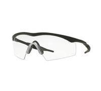 Oakley Unisex OO9060 M FRAME STRIKE 11-161 Occhiali da sole O_Matter Nero Trasparente Maschera Normale Chiara