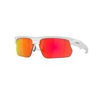 Oakley Unisex Oakley OO9400 BISPHAERA 940003 Occhiali da sole O_Matter Bianco Rosso Squadrata Normale Prizm