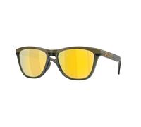 Oakley Unisex Oakley OO9503 FROGSKINS RANGE XL 950304 Occhiali da sole O_Matter Verde Oro Rotonda Polarizzata