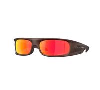 Oakley Unisex Oakley OO9522 HIGHLAND 952206 Occhiali da sole O_Matter Marrone Rosso Squadrata Normale