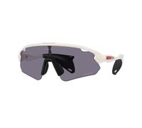 Oakley Unisex Oakley OO9525 STUNT DEVIL A 952505 Occhiali da sole O_Matter Bianco Grigio Squadrata Normale