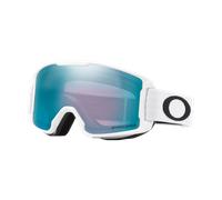 Oakley - Maschera da sci - Line Miner S Matte White Prizm Snow Sapphire Iridium - Blu Blu