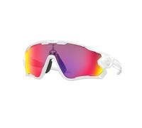 Oakley Unisex OO9290 JAWBREAKER 929055 Occhiali da sole O_Matter Bianco Viola Maschera Normale Prizm