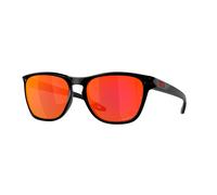 Oakley Unisex OO9479 MANORBURN 947904 Occhiali da sole O_Matter Nero Rosso Squadrata Normale Prizm