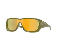 Oakley Unisex OO9493 DE LA SALLE 949305 Occhiali da sole O_Matter Verde Oro Squadrata Normale Prizm