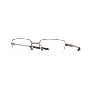 Oakley Unisex OX3100 FOIL RQ 0.5 310002 Montature da vista Metallo Grigio Trasparente Squadrata Normale