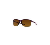 Oakley Donna OO9191 UNSTOPPABLE 919103 Occhiali da sole O_Matter Viola Marrone Squadrata Polarizzata Sfumata