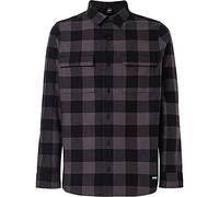 Oakley Uomo Bear Cozy Flannel, Nero/Grigio A Scacchi, XL