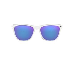 OAKLEY Uomo Frogskins OO9013 Occhiali da sole, Bianco (transparente brillo), 0