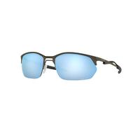 Oakley Uomo Oakley OO4145 WIRE TAP 2.0 414506 Occhiali da sole Metallo Grigio Blu Squadrata Polarizzata Prizm